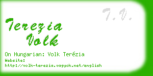 terezia volk business card